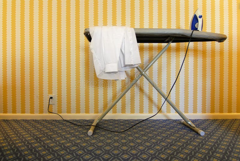 Flatiron And An Ironing Board Stock Image Image of strike, checked