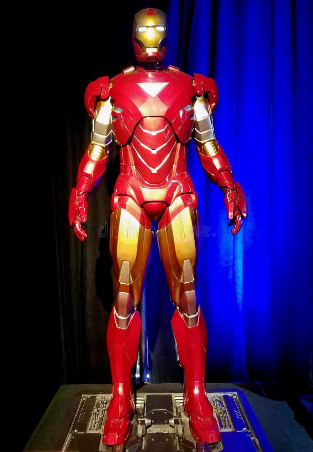 Iron Man Mark 6 Suit Worn By Robert Downey Jr In Iron Man 3 Editorial Image  - Image Of Hollywood, Held: 115430790