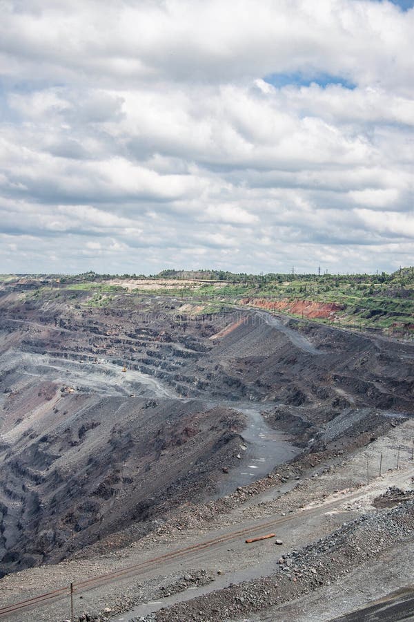 Iron ore mining stock image. Image of rock, digging, production 92823925