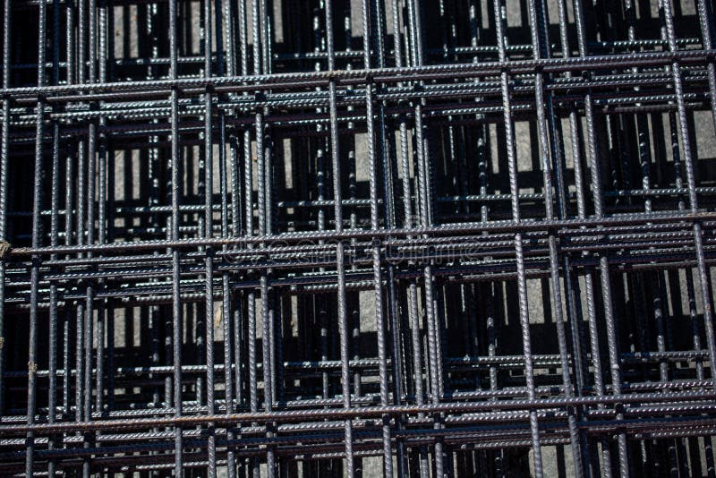 Iron Reinforcement Bars for Construction Stock Image Image of