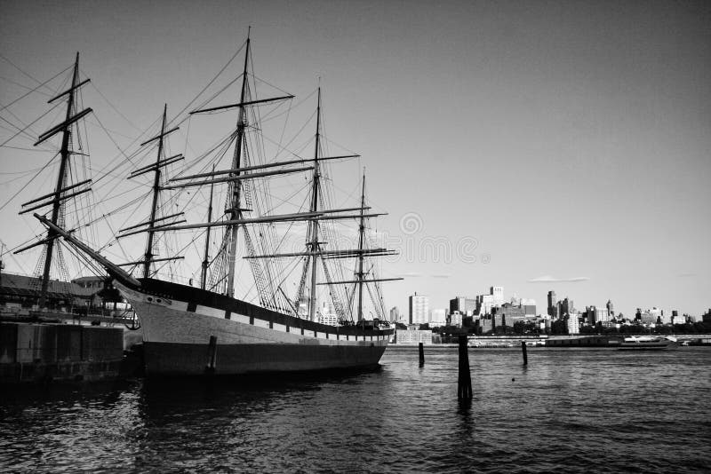 Iron sailing ship stock image. Image of streamlined, float 38014927