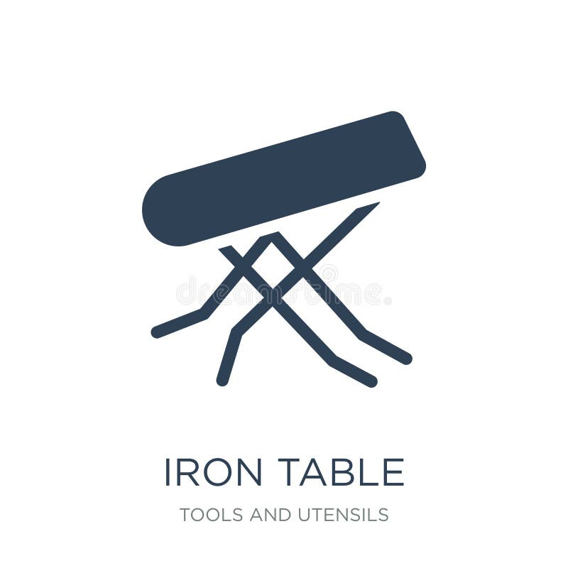 Iron Table Icon Simple Thin Line Outline Vector Of Laundry