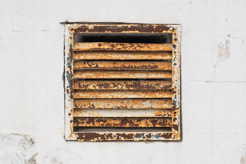Iron Ventilation Grille stock image. Image of grille 143859011
