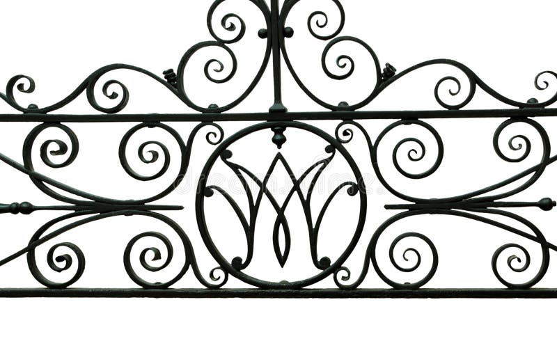 Iron work detail. stock image