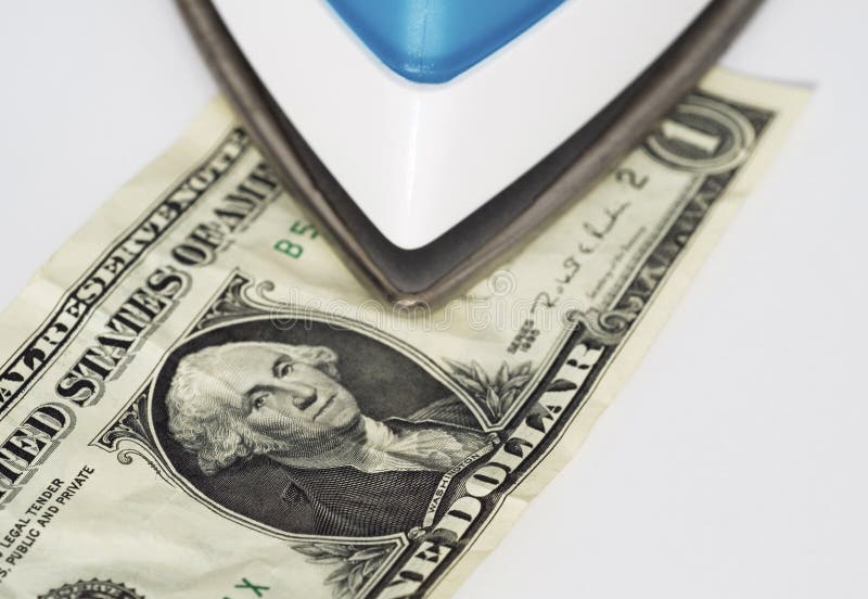 Money Ironing stock photo. Image of household, finance 19745310