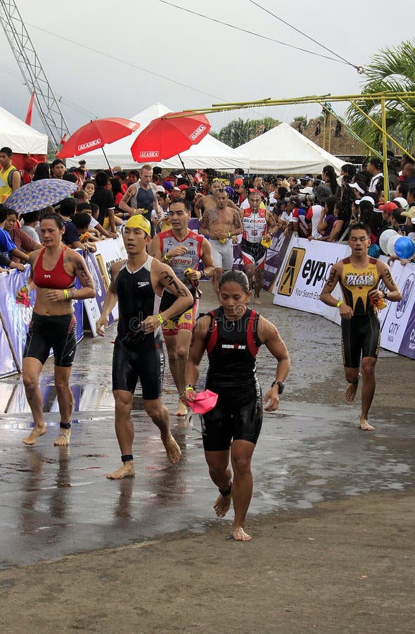 Ironman Triathlon Marathon Run Race Editorial Stock Photo Image of
