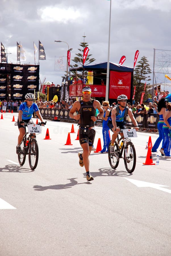 Ironman Triathlon South Africa Editorial Stock Photo Image of running