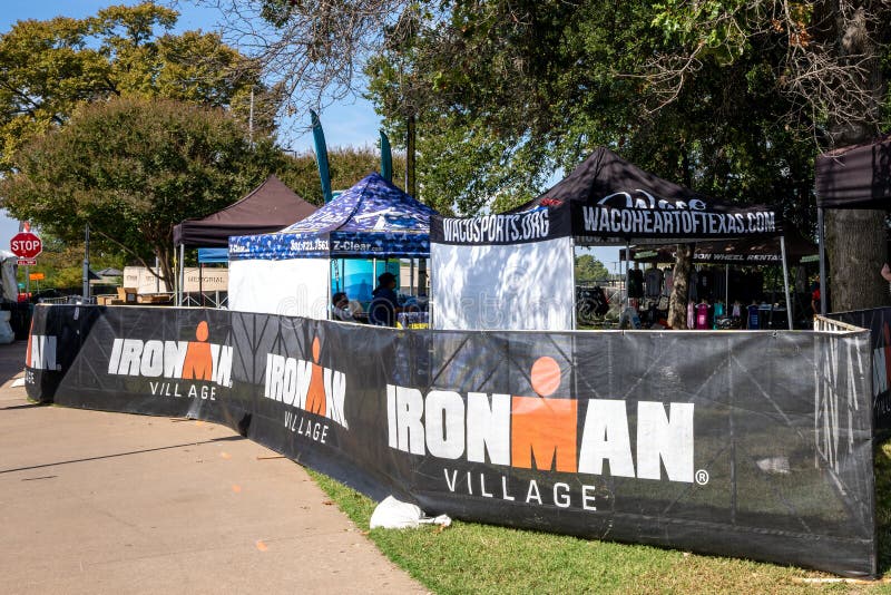 IRONMAN Village Setup for the Inaugural Ironman Waco Event Editorial