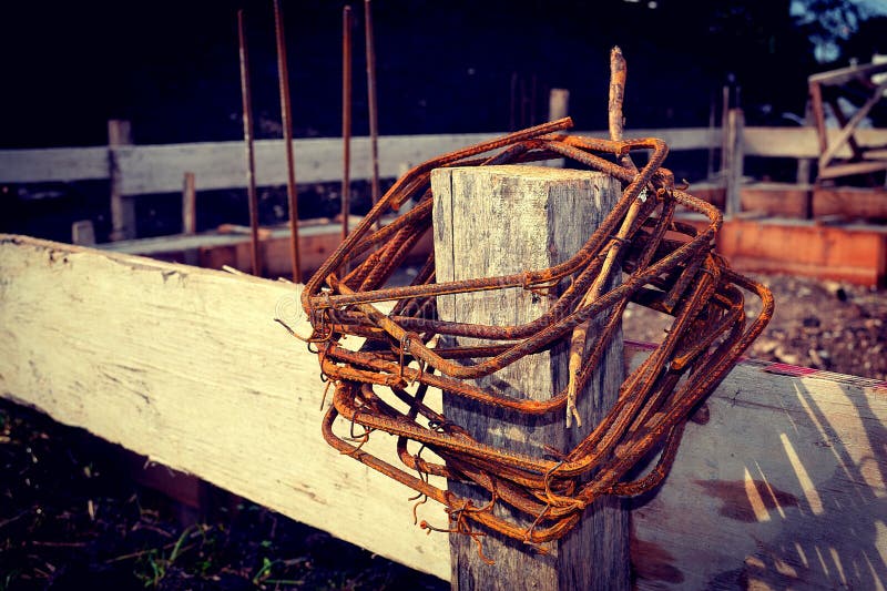 Irons for concrete stock photo. Image of materials, hope 122718000