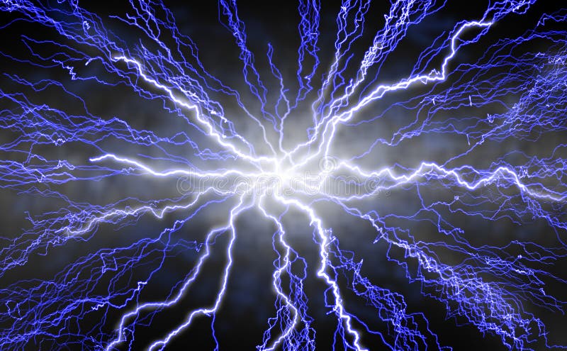 Fulmini Radiosi illustrazione di stock