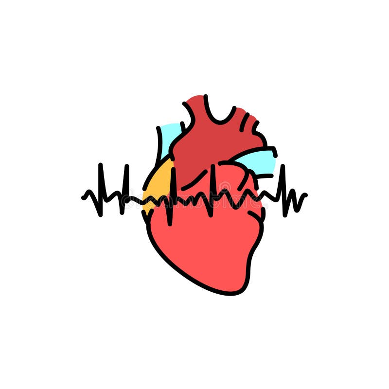 fast heartbeat clipart