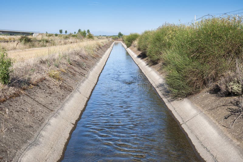 Irrigation ditch stock image. Image of canal, plain, fertile 69017213
