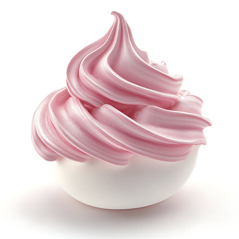 Irrésistible délicate meringue zephyr marshmallow traite isolé. ai généré