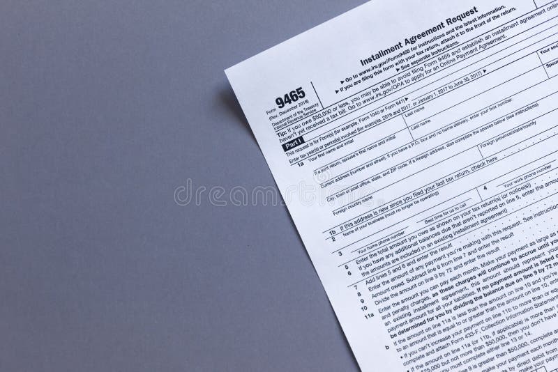 9465 irs tax form editorial stock image. Image of calculate 142458804