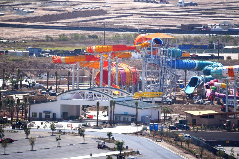 Construction of Wet N Wild in Las Vegas, NV on April 14, 2013