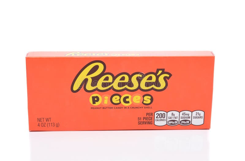 Reese's Pieces Peanut Butter Candy - Theater Box