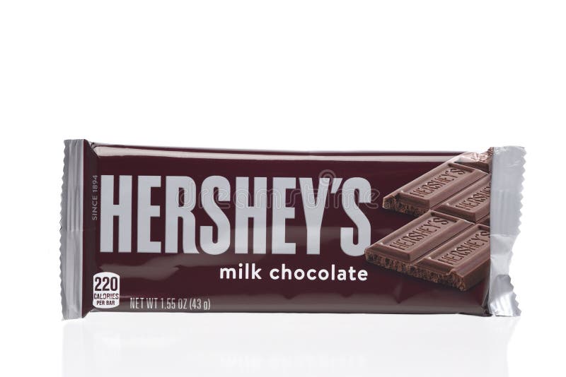 how many squares are in a 1 55 oz hershey bar?