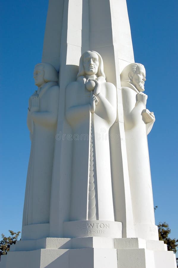 Isaac Newton stock photo. Image of monument, newton, california 1977328