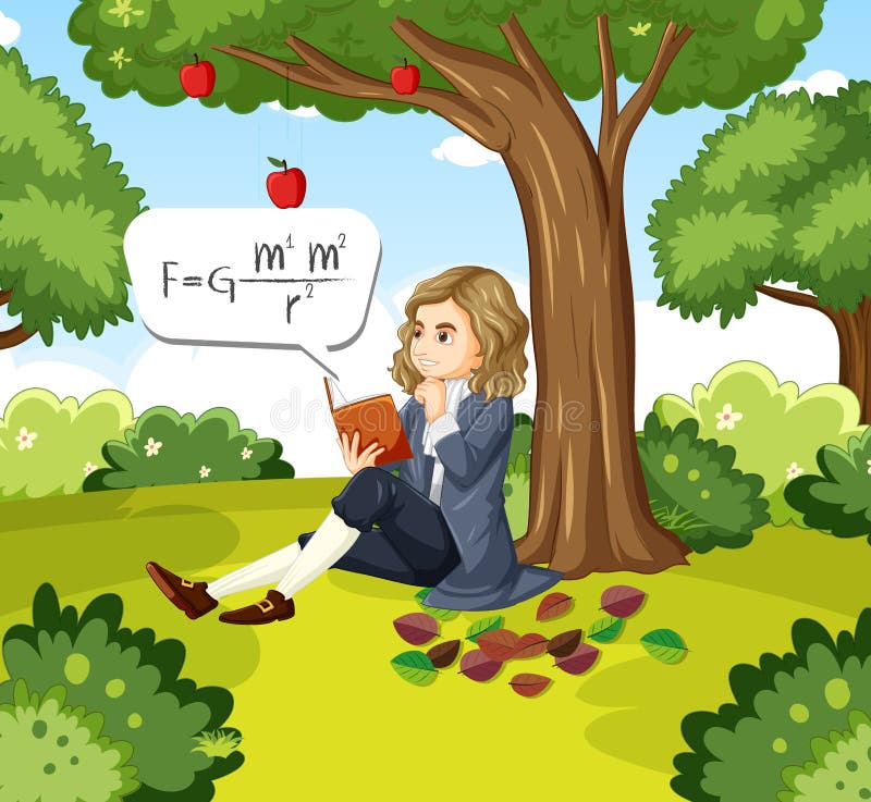 Apple Newton Tree Stock Illustrations – 147 Apple Newton Tree Stock ...