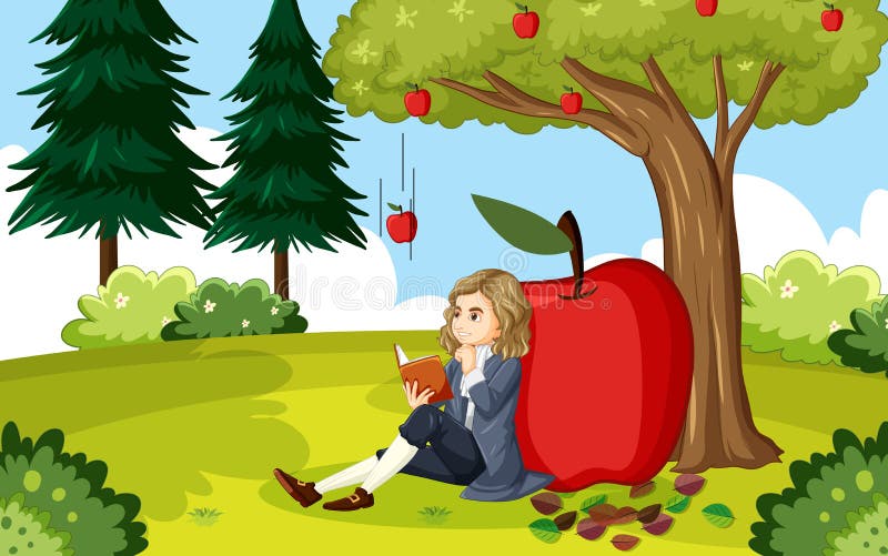 Newton Apple Stock Illustrations – 367 Newton Apple Stock Illustrations,  Vectors & Clipart - Dreamstime