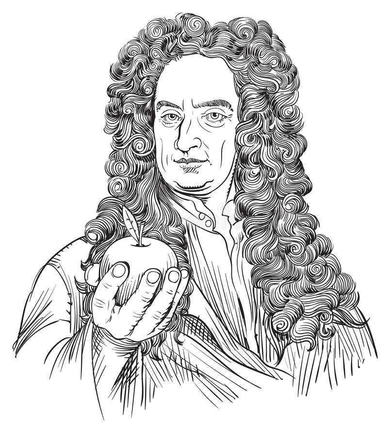 Isaac Newton vektorstående