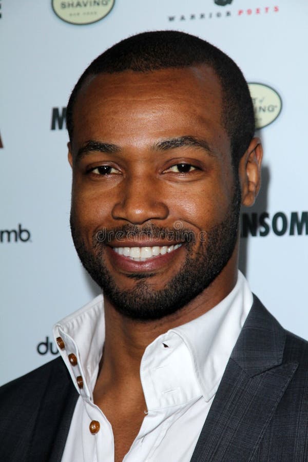Isaiah Mustafa editorial stock photo. Image of premiere - 25254753