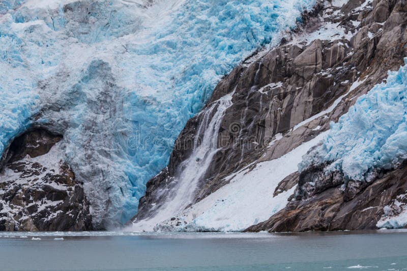 Glacier on Alaska near Seward. Glacier on Alaska near Seward