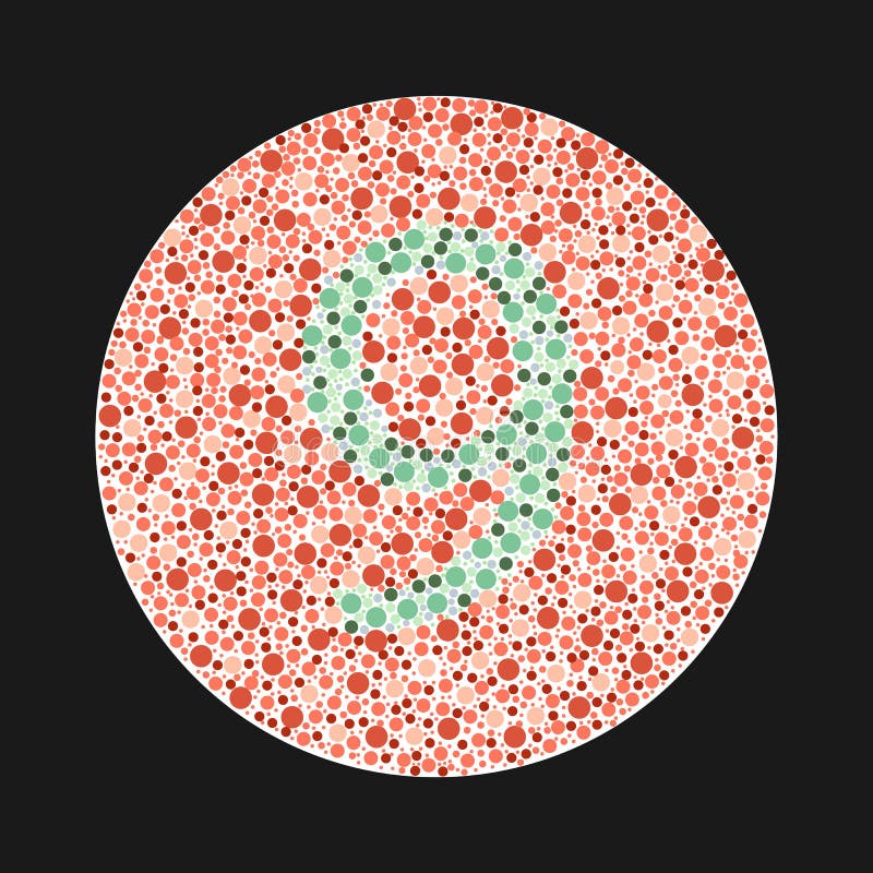 Blind Test for Colors Deficiency with Numbers Letters and Shapes Black V2:  Ishihara Vision Test Eyes Color Blindness Daltonism Optometry Color Plates