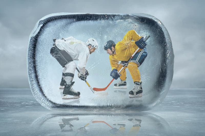 Ishockeyspelare fotografering för bildbyråer Ishockeyspelare fotografering för bildbyråer