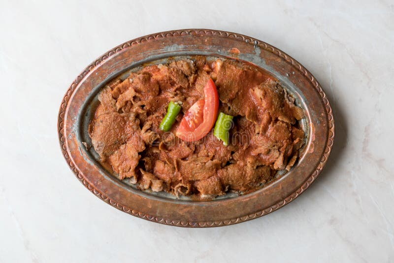 DLK - Handmade Pure Copper Serving Plate - Iskender Kebab Plate  - Turkish Kebab presentation - Oval Copper Plate 12 inch (31cm): Platters