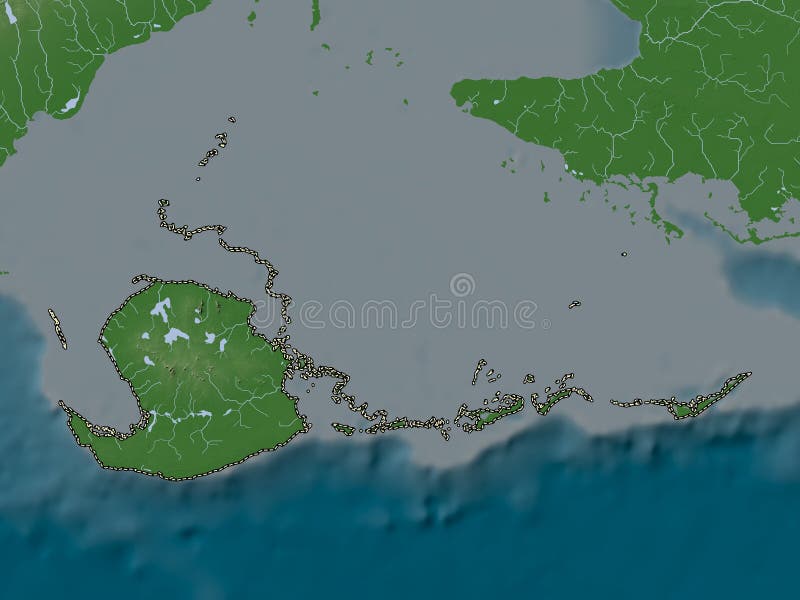 Isla de la juventud map hi-res stock photography and images - Alamy