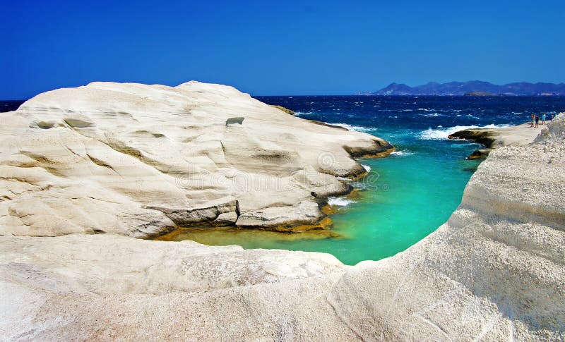 Isla de los Milos - Grecia foto de archivo libre de regalías Isla de los Milos - Grecia foto de archivo libre de regalías