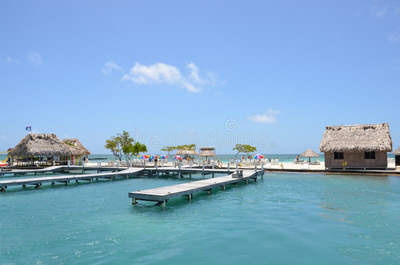 Isla de los pescados de la estrella, Belice foto de archivo Isla de los pescados de la estrella, Belice foto de archivo