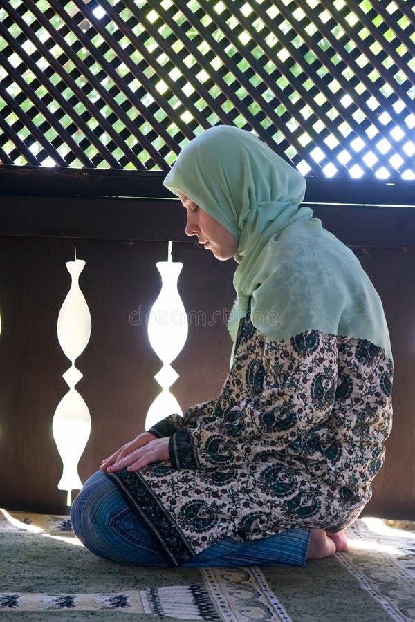 Islamfrauengebet stockfoto Islamfrauengebet stockfoto
