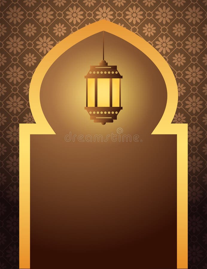 Islamic Poster Background Design Stock Vector - Illustration of desert,  style: 107673708
