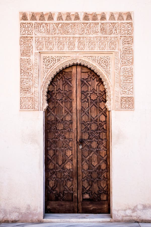 Carved wooden doors of stone town Stock Photo - Alamy