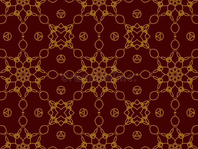 Islamic Art Pattern and Geometric Background Stock Illustration ...