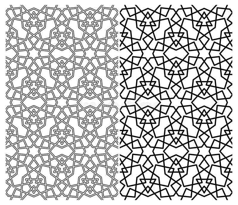 Islamic Geometric Pattern stock illustration