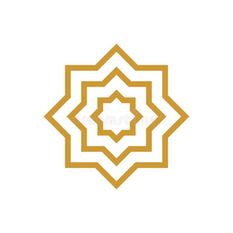 Islamic Ornament - Vector Flat Design Illustration Stock Vector