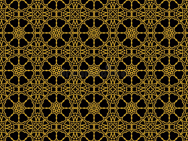 Islamic Pattern. Geometric Background Stock Illustration - Illustration ...