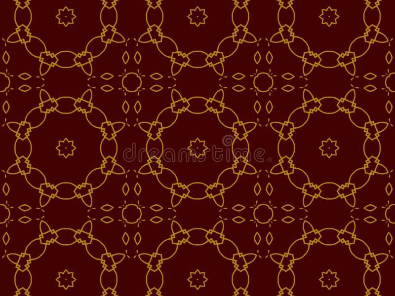 Islamic Art Pattern and Geometric Background Stock Illustration ...