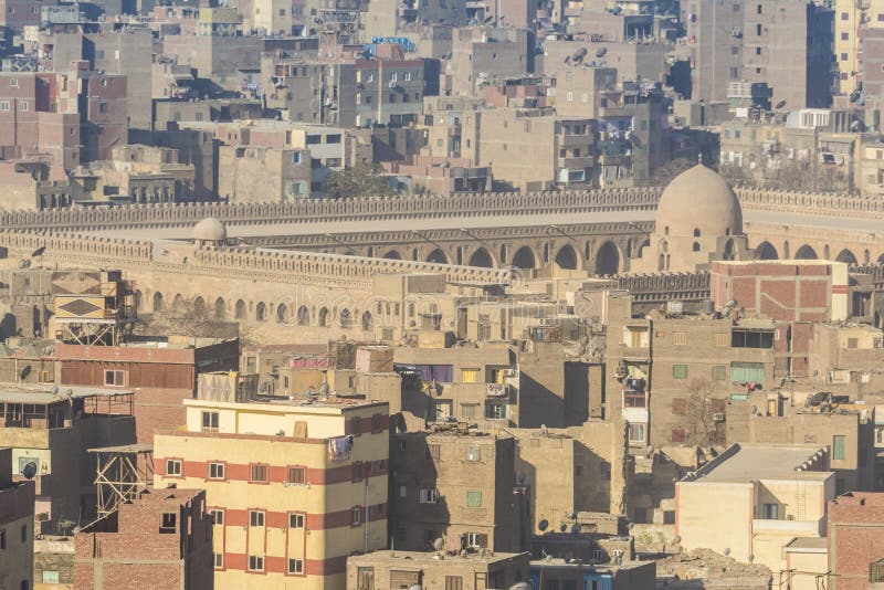 Download Islamic Quarter Of Cairo Seen From The Saladin Citadel, Egypt Stock Image - Image of arabian, lookout: 50870543