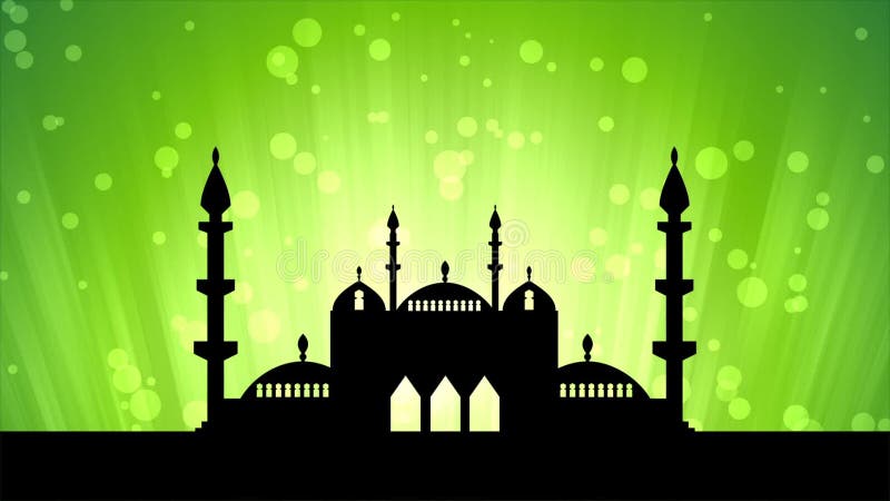 Islamic Ramadan Themed Loopable Background Stock Video - Video of ...
