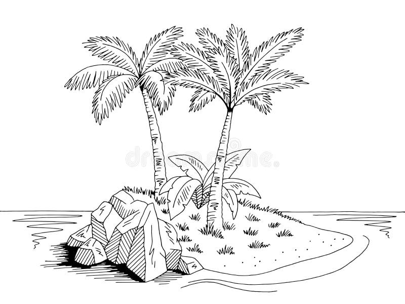 Island Cartoon Black White Stock Illustrations 1 844 Island Cartoon Black White Stock Illustrations Vectors Clipart Dreamstime