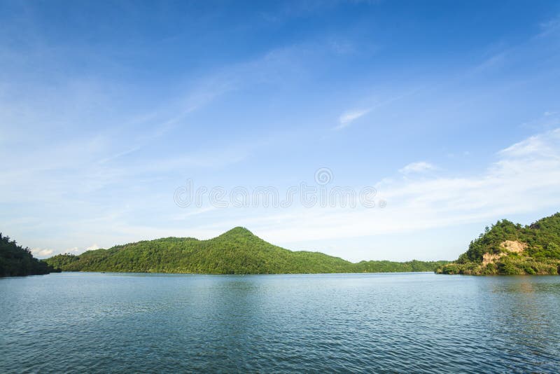 Island in lake