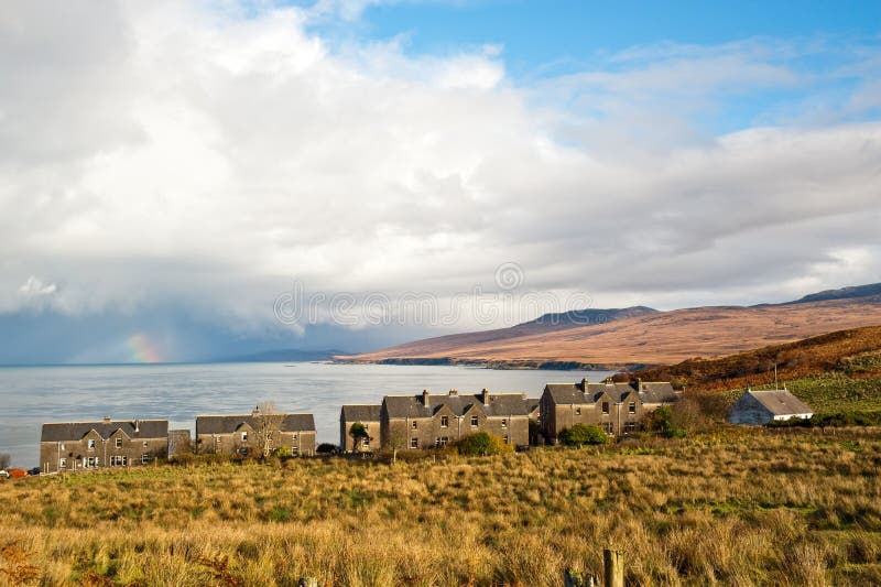 Islay houses stock image. Image of property, estate, real 13923343