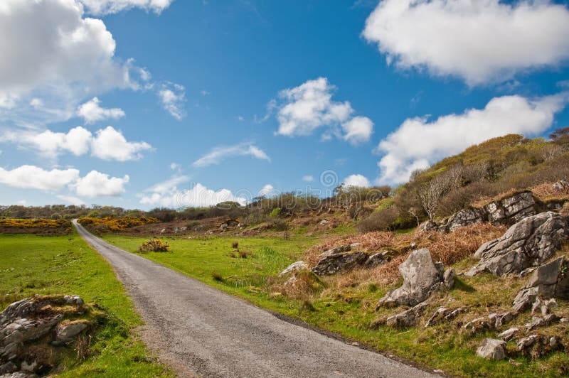 Islay road stock photo. Image of path, island, scottish 19800648