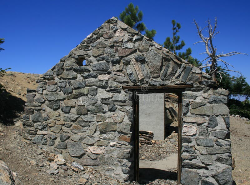 Islip Summit Cabin stock image. Image of stone, panorama 25997773