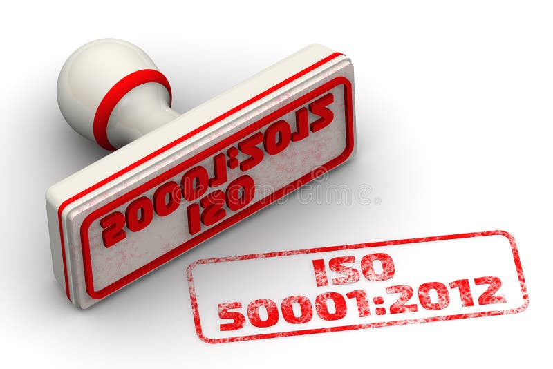 ISO 50001:2012. Seal And Imprint Stock Illustration - Illustration of