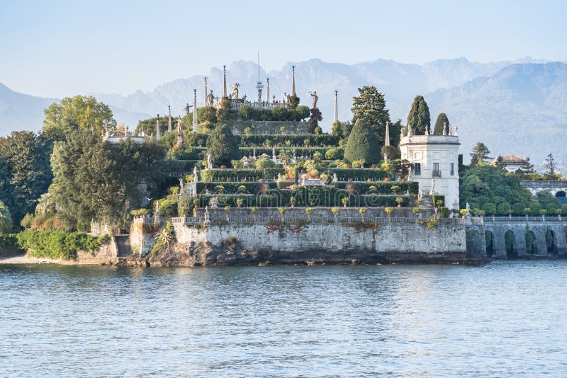 Isola Bella, Lake Maggiore, Italy Stock Image - Image of palace ...